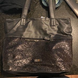 Jessica Simpson Black Sparkle Purse
